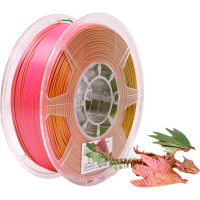 Пластик для 3D-принтера eSUN ePLA-Silk Mystic 1.75мм 1kg gold-red-green (ePLA-SilkMystic-P175GRG1)