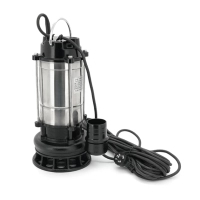 Заглибний насос Voltronic 1100W, 220V, до 8 м³/год, підйом до 12 м, 50мм, INOX, 415х200х245 мм, 9,550 кг. + перехідник (YT-P-1100-12)