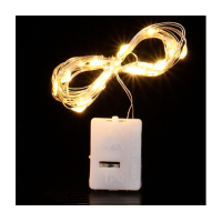 Гірлянда Voltronic White Hot 20LED, 1 режим, 3 м., прозора, 3*АА (Garl-20LED-3m-Wh)