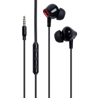 Навушники Vention Echo Lite 3.5mm In-Ear Wired Black (GBABAV)