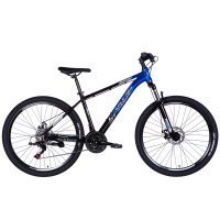 Велосипед Space 27.5" PHAETON DD FR рама-17" AL 2026 чорно-синій (OPS-SP-27.5-081)