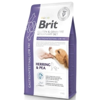 Сухий корм для собак Brit GF VetDiets Gastrointestinal-Low fat з оселедцем 2 кг (8595602559626)