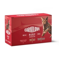 Вологий корм для кішок Carnilove Gravy Multipack в желе в асортименті 12x85 г (8595602582808)