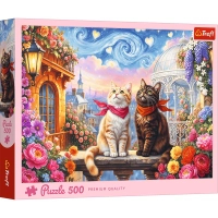 Пазл Trefl Люблячі котики 500 елементів (5900511375534)