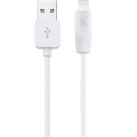 Дата кабель USB 2.0 AM to Lightning 2.0m 2.4A X1 white HOCO (6957531032014)