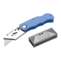 Ніж канцелярський Voltronic YK-828, 9мм, запасні леза, Mix color, Blister (FM-YK-828)