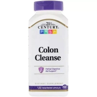Вітамінно-мінеральний комплекс 21st Century Очищення Кишечника, Colon cleanse, 120 вегетаріанських капсу (CEN-22846)