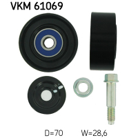Ролик натягувача ременя SKF VKM 61069