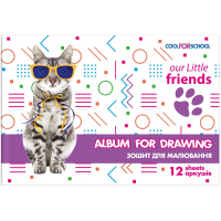 Альбом для малювання Cool For School на скобі , 12 аркушів (CF60905-02)