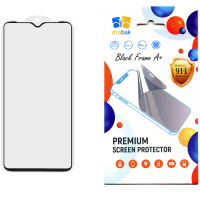 Скло захисне Drobak Motorola Moto E13 Black Frame A+ (535302) (535302)
