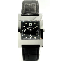Наручний годинник Gucci 7700M 17730 BLK/STEEL/BLK STRAP