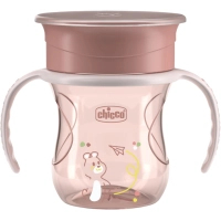 Поїльник-непроливайка Chicco Perfect Cup 200 мл. від 12 місяців (рожева) (06951.15)