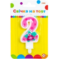 Свічка Maxi Princess "2" висотою 7,62 см (MX622050-2)