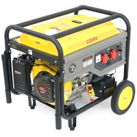 Генератор COVAX CV10000LD-E2, 7.0kW, 220V, 50Hz, DC12V, 18HP, ручний/електро стартер, 25L (CV10000LD-E2)