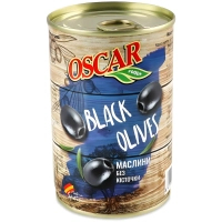 Овочева консервація Oscar foods Маслини без кісточки 300 г (8413552051475)