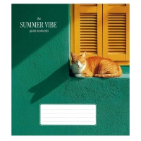 Зошит Школярик Star Summer Vibes 48 аркушів лінія (048-3621L)