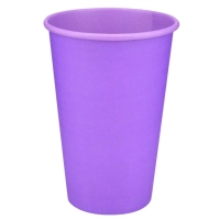 Стакани одноразові Buroclean LAVANDA CUP паперові 340 мл 50 шт (1080052)