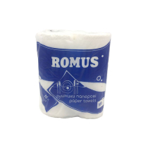Паперові рушники Romus 2 шари 100 відривів 2 рулони (4820266290825)