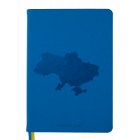 Блокнот Buromax діловий Ukraine A5 у клітинку 96 аркушів обкладинка зі штучн (BM.295120-02)
