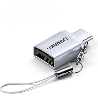 Перехідник OTG USB 3.0 AF to USB-C gray Ugreen (50283)
