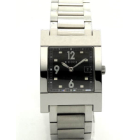 Наручний годинник Gucci 7705M 17735 BLK STEEL BRACELET