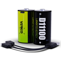 Акумулятор Verico D/R20 USB Type-С 7400mAh/11100mWh 1.5V Li-ion 2шт./уп. (Loop Energy) (1BTOV-A5N0A2-NN)