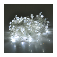 Гірлянда Voltronic Штора-Конус White 120LED, 8 режимів, 3х0,3 метра, прозора, BOX (DT-2025/S120SW)