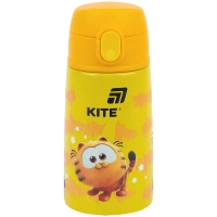 Поїльник-непроливайка Kite Garfield термос з трубочкою 400 мл (GF25-1261)