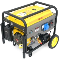 Генератор COVAX CV17500LD-E2, 8.5kW, 220V, 50Hz, DC12V, 20HP, ручний/електро стартер, 25L (CV17500LD-E2)