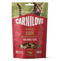 Ласощі для котів Carnilove Crunchy Snack Duck with Raspberries 50 г (8595602582518)