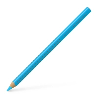 Маркер Faber-Castell олівець текстовиділювач Jumbo Grip Neon, колір блакитний (21331)
