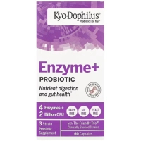Вітамінно-мінеральний комплекс Kyolic Пробіотик з ферментами, Kyo Dophilus, Enzyme+Probiotic, 60 капсул (WAK-60241)