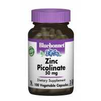Мінерали Bluebonnet Nutrition Цинк Пиколинат 50мг, 100 гелевих капсул (BLB-00740)