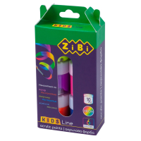 Акрилові фарби ZiBi KIDS Line NEON 6 кольорів по 10мл (ZB.6661)