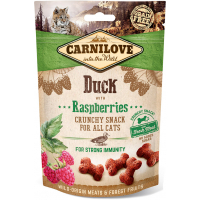 Ласощі для котів Carnilove Crunchy Snack з качкою і малиною 50 г (8595602527199)