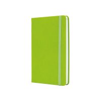 Книга записна Optima А5 SQUARE, тверда обкладинка, гумка, білий блок клітинка, фісташковий (O27100-67)