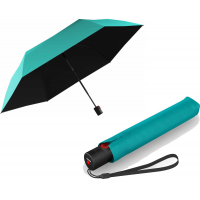 Парасоля Knirps U.200 Ultra Light Duomatic Turquoise Black UV Coating (Kn95-2200-1340)
