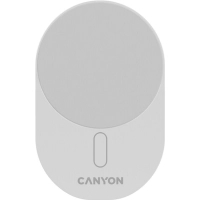 Універсальний автотримач Canyon OnGrip 105 15W Qi2 Wireless White (CNS-CCH105W)