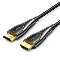 Кабель мультимедійний HDMI M to HDMI M 30.0m 4K60Hz fiber optic black Vention (ALSBT)