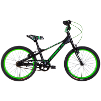 Велосипед Formula 20" Kid SLIM BH рама-10" AL 2026 чорний з зеленим (OPS-FRK-20-259)