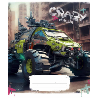 Зошит Школярик Monster trucks 36 аркушів лінія (036-3283L)