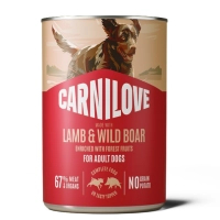 Консерви для собак Carnilove Lamb & Wild Boar 400 г (8595602582822)