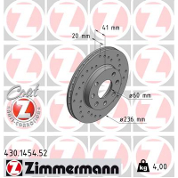 Гальмівний диск ZIMMERMANN 430.1454.52