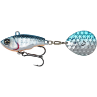 Тейл-спінер Savage Gear Fat Tail Spin 55mm 9.0g Blue Silver (1854.44.04)