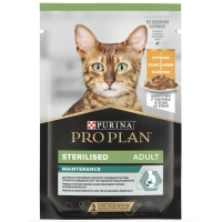 Вологий корм для кішок Purina Pro Plan Sterilised Nutrisavour. З куркою 85 г (7613036092852)