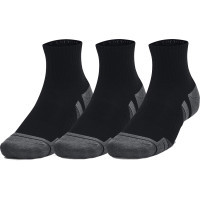 Шкарпетки Under Armour 1379528-001 Performance Cotton 3 пари Qtr чорний MD (196883994243)