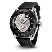 Наручний годинник Seculus 9535.2.7004P black-white, ss-ipb, black silicon