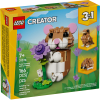 Конструктор LEGO Creator Чарівний хом'як з квіткою (31376)