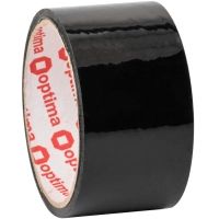 Скотч Optima 48 мм х 30 м, чорний (O45304-01)