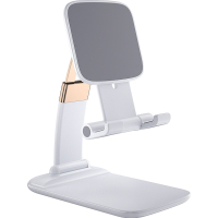 Підставка до планшета та телефона Knight Foldable Desk Mobile Phone Holder Stand (Plastic) White Essager (EZJZM-QSSJ02)